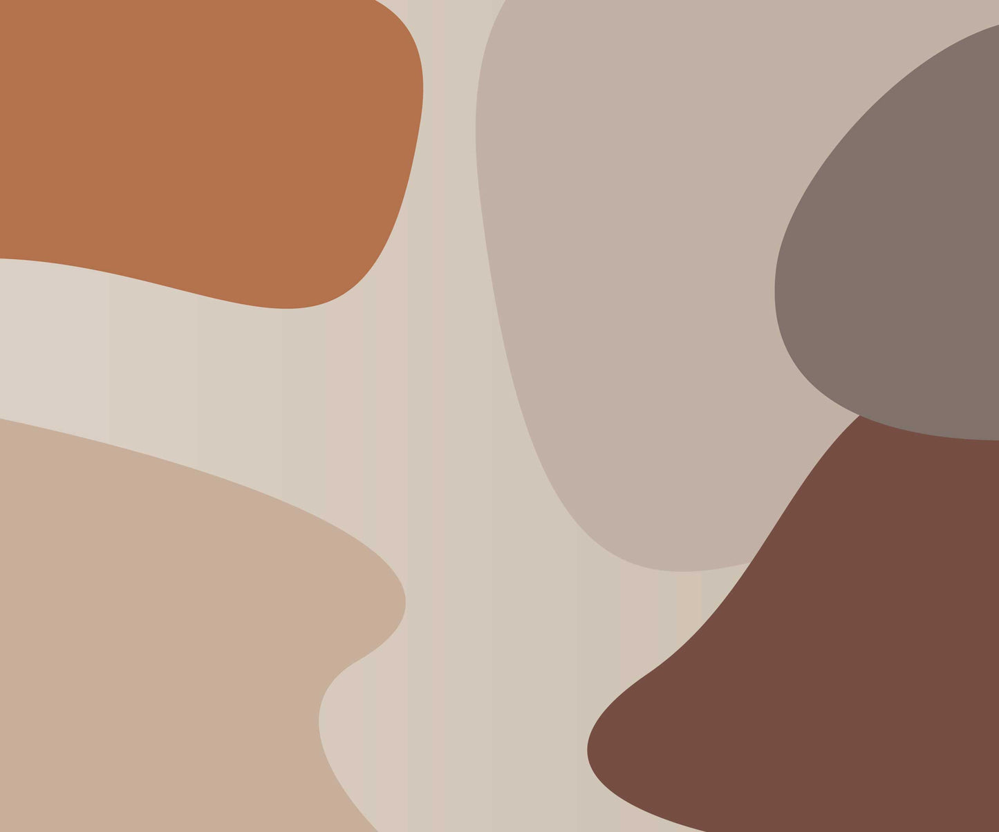 Papier peint Patch – composition graphique douce dans des teintes sable.